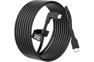 SUPERUS Link Cable para Oculus/Meta Quest 2/Quest 1, 5M USB C a USB C Cable, Cable de Transferencia de Datos y Carga de Alta, Accesorios para Auricular VR para Juegos PC/Steam VR