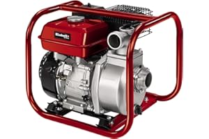 Einhell GE-PW 46 Petrol Water Pump (4.6 kW, 4-Stroke Engine, Max. Flow Rate 23,000 L/hr, 3.6 L Tank, Low Oil Protection, Includes Adaptor Hose/AG Thread Connection)