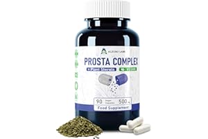 Alzuro Labs Prosta Complex | (Pygeum Africanum, beta-sitosterolo, estratto di semi di zucca) | 90 capsule vegane | supporto prostatico ad alto dosaggio | stock di 3 mesi | testato in laboratorio |