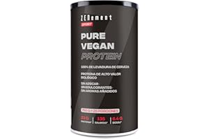 Proteina Vegana de Levadura de Cerveza - Alto Contenido en Proteína - Fácil Asimilación - Sin Azúcar ni Edulcorantes, Sin Gluten, Sin Aromas Añadidos - 750 g - Zenement
