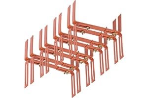 ‎BIGDEAN BigDean 8 Stück Blumenkastenhalter terrakotta Standard H-Form Kasten Halter Balkonkastenhalter