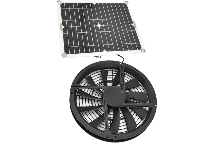 Solar Fans for Outside Attic Roof Vent Fan Solaratticfan Large Waterproof Outdoor Chicken Coop Panel Kit 100 Exhaust Ip65 Container Shed Ventilation Car Powered Solar Wind Power