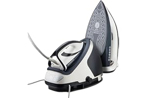 STANEW Steam Ironing Table, 8 bar pressure, steam booster, 120g ± 15g/min continuous steam, 1.9L water tank, 3000W, removable limescale trap, Smart Temperature Technology