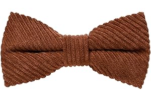 MASADA nœud papillon velours côtelé, réglable en continu, fait main et fermeture à crochet - 12 x 6 cm