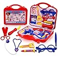 Jambuwala Enterprise® Doctor Play Set with Foldable Suitcase, Doctor Set Toy Game Kit,Compact Medical Accessories Toy Set Pretend Play Sets,Docter Kit Toy for Kids,Boys,Girls,Childrens,Multicolor.