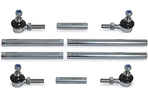 GOINGFAST Set di 2 barre di accoppiamento regolabili, accorciabili