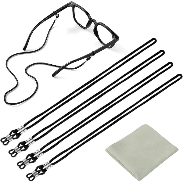 Pack De 8 Cordones Elásticos Para Gafas, Ajustables Y Antideslizantes - Ideales Para Deportes, Niños Y Uso Diario, Unisex Y Cómodos