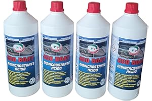 PIP PRODOTTI INNOVATIVI PROFESSIONALI Pip Detergente per Barche Eco Boat, Disincrostante Acido, Sgrassante Nautico, Completa Cura e Manutenzione della Imbarcazione, Professionale, Concentrato, Flacone o Tanica