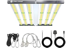Phlizon FD6500 Led Grow Light para plantas de interior Daisy Chain Regulable Light con Samsung LM281B para 180x180cm Cobertura Full Spectrum Growing Lamps (FD6500)