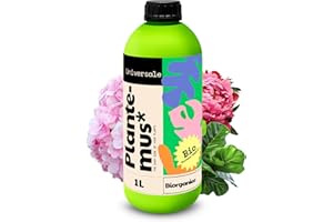 PLANTEMUS* PLANTEMUS Concime Universale Liquido BIOrganic Piante d'Interno e d'Esterno, Fiori, Alberi, Arbusti, Concime Nutrizionale Qualità Professionale, 1 L