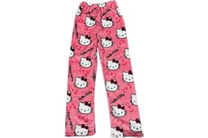 JKJFJKA Femmes Cute Anime Cartoon Pantalon De Pyjama Couple Flanelle Doux Pantalon De Pyjama Kawaii Automne Hiver Hommes Pantalon De Pyjama Décontracté Maison Automne Pantalon