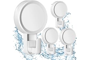 GlobaLink 4 stück Saugnapf Haken extra Stark, Vakumm Saughaken ohne Bohren bis zu 5kg, Handtuchhalter wiederverwendbar zum Aufhängen für Fenster Küche Bad