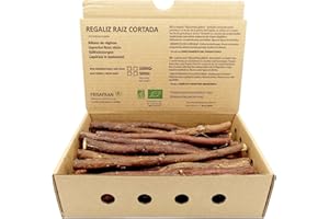 FRISAFRAN | Regaliz de palo Fresco - Humedo | Ecológico | RECIEN COSECHADO | regaliz de palo | Bastones de regaliz | palulu | paloduz | palo dulce | Raíz de regaliz | Directamente del productor | 500g