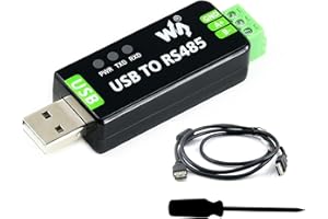 WONRABAI Industrial USB to RS485 Bidirectional Converter with Original FT232RNL and SP485EEN Chip, Supports Linux, Android,Win11/10/8.1/8/7/XP, etc. With Protection Circuits for Industrial Control Equipments