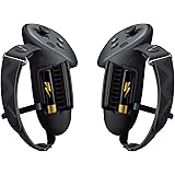 AMVR Grip de Manette Cover Compatible avec Meta/Oculus Quest 3 Accessoires Couvercle d'ouverture de la Batterie Protecteur de