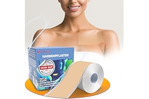 ‎SCHUTZBLICK Schutzblick® Premium Narbenpflaster - Silikonpflaster für Narben 4x300cm - Hautfarbenes Pflaster zur Narbenpflege für C-Sektion, Operationen, Verbrennungen, Keloid, Akne, Medikamentenfrei