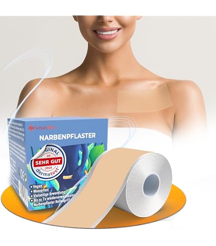 6 rotoli di cerotti per dita in Ok-plast | autoadesivi, non si attaccano alla pelle e alla corteccia (2,5 cm di larghezza x 4,5 metri, naturale
