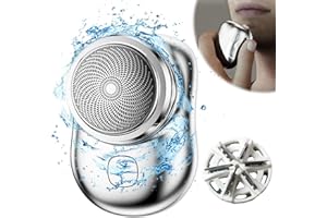 AOUZOVLI Rasoio Elettrico Portatile Mini-shave Tascabile Portatile Da Uomo Bagnato E Asciutto USB Ricaricabile Mini Rasoio Per Uomini Elettronico Lavabile Adatto I Viaggi In Auto E A Casa