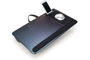 MODAZON Large Laptop Tray, Lap Desks with Pillow Cushion,Lap Desk Built in Mouse Pad & Anti-Slip Strip, Fit up to 17 Inch Notebook, Bed Cushion Accessories Ipad Macbook