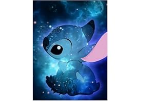 XKQYX 5D DIY Pintura de Diamante Kit Completo Taladro, Animales de Anime Kit de Punto de Cruz Bordado Artes Diamante Painting para Decoración de Pared Hogar