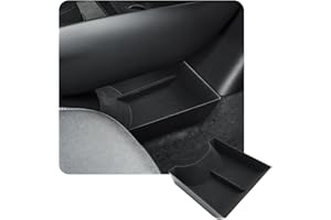 CDEFG Compatible with Cupra Tavascan 2025 2026 Centre Console Organiser Storage Box Car Centre Console Glove Box Bottom Centre Console Tray Tavascan VZ Accessories (Flocculation)