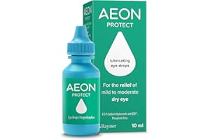 Rayner AEON Protect - Eye Drops for Mild to Moderate Dry Eye - Contact Lens Friendly, 10ml