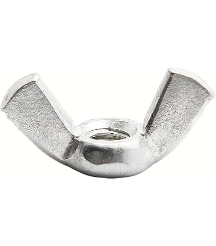 Dadi Con Alette M6 Set 2 Dadi A Farfalla M6 In Acciaio Zincato - , DIN Dadi Con Alette M6 Set 2 Dadi A Farfalla M6 In Acciaio Zincato - , DIN