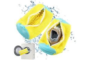 Kamiya 2 Stück Schuhwaschbeutel Waschmaschine - 39 * 19cm schuhbeutel waschmaschine - Wiederverwendbare Sneaker Waschbeutel, 360° Reinigen Sie Ihre Schuhe