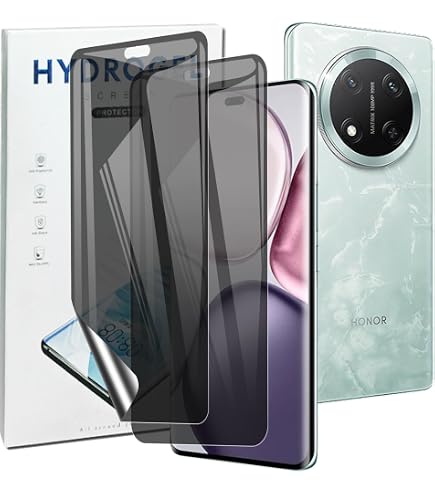 WFTE [2 pellicole protettive in vetro temperato per Honor X6a/X6b, durezza 9H, antigraffio, anti-bolle, per Honor X6a/X6b