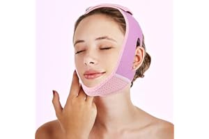 THINP Masque amincissant pour le visage Masque de lifting réutilisable Masque en V Lignes en V Masque de lifting du visage Bandage de lifting double menton Réduction de la bande amincissante du visage