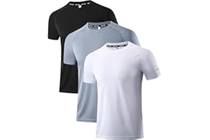 Holure Men's Sportswear Breathable Quick-Drying Short-Sleeved T-Shirt