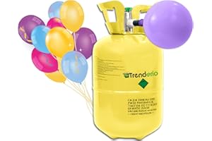 Helium Gasflasche für 30 Ballons | Heliumflasche 200L Gasfüllung Folienballons Luftballons | Party Hochzeit (1 x Ballongas 30)
