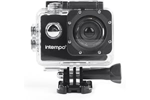 Intempo EE5450BLKSTKEU7V2 Sync Waterproof Wide Angle HD Action IPX8 Camera, High Definition, 1080p Video Resolution, USB, Self Timer Function, Waterproof Up to 30 M