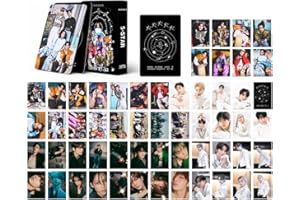 SAMSHINE Kpop Stray Kids 5-STAR Photocards 55pcs Stray Kids Lomo Cards Stray Kids 5-STAR New Album Postkarten Stray Kids Merch Set di carte fotografiche per fan regalo (SK-5star)