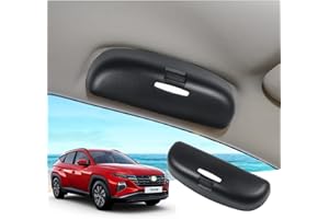 ‎GAFAT GAFAT Kompatibel mit Hyundai Tucson NX4 Facelift 2021-2024 2025 Sonnenbrillenhalter Brillenetui, Tucson 2024 Aufbewahrungsbox Organizer, Tucson NX4 Zubehör [Nur für die Beifahrerseite](Schwarz)