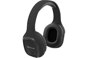 TELLUR Pulse bezprzewodowe słuchawki nauszne Bluetooth, BT5.0, zintegrowany mikrofon do połączeń bez użycia rąk, dźwięk HD Hi-Fi, przetworniki 40 mm z wzmocnieniem basów, lekka konstrukcja i miękkie