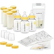 Kit Allattamento Medela - Tettarella Calma, Biberon, Sacche Latte, Assorbilatte E Crema - Tutto Per Le Neo Mamme
