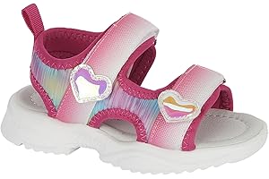 A2Z 4 Kids Girls Athletic Sandals Open Toe Summer Holiday Beach Sports Mules Casual Touch Close Strap Anti Slip Trekking Walking Hiking Shoes Easy Fasten House Lounge Slippers Stylish Outdoor Shoes