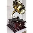 Gramophone Player Original Working Old Replica Gramophone Player with 1 Demo Record