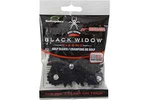 SOFTSPIKES Black Widow Cleat (SM), czarny, 1 x torba