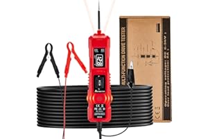 CarBole Circuit Tester 6-48V,Power Circuit Probe,Auto Electrical System Tester,Equipped with a 13foot (4m) Long Test Lead,Suitable for Voltage Tests and Short-circuit Detection