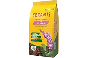 Seramis substrat spécial orchidées, 2,5 L – Substrat à orchidées avec billes d’argile et écorces de pins. Nutrition et oxygénation idéales