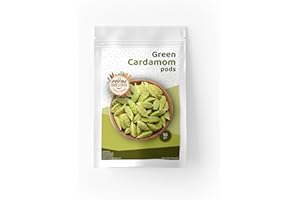 AROMA HERBS & SPICES SUPREME QUALITY Green Cardamom Pods | Elaichi | Natural & Bold Flavor | Perfect for Baking and Cooking | Vegan | Non-GMO | Gluten-Free | Premium Quality | 50g