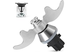 ‎INWEE Inwee Teigmesser für Thermomix, Mixmesser Ersatz Zubehör passend für Thermomix TM31, Edelstahl-Teigmischmesser, Double Leaf Design, Kein Teig-Rückstand, Schnelle Reinigung des Teigmessers