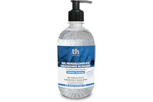 THADER TH PHARMA Thader Pharma Gel Hidroalcohólico Higienizante de Manos Instantáneo, con Dosificador, Sin Enjuague (500 ml)