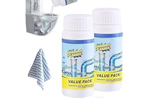 XIAOPINPI Vollstern Abflussreiniger Schaum Extra Stark, Rohrreiniger Extrem Stark, Wild Sink And Drain Cleaner, Hochwirksamer Rohrreiniger Mit Aktivschaum, Für Küche, Bad, Toilette Und Balkon Alle Rohre (2Pcs)