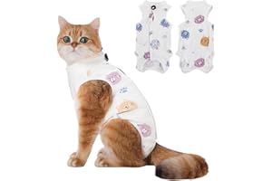 CGLRybO Katzenbody Nach Op Kastration Haustier-medizinisches chirurgisches Hemd Operationsgenesungsanzüge für Katzen