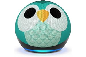 AMAZON ECHO AND ALEXA Echo Dot Kids (newest gen) | Wi-Fi and Bluetooth smart speaker with Alexa | With 1 year of Amazon Kids+ content | Owl