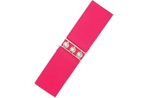 Ro Rox Retro Vintage-Stil Elastischer Weiter Gurt Gürtel - DE 34-54