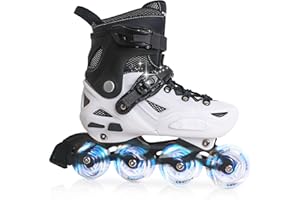 PIPIZHU Patins en ligne pour enfants - 4 tailles - Convient pour l'intérieur et l'extérieur